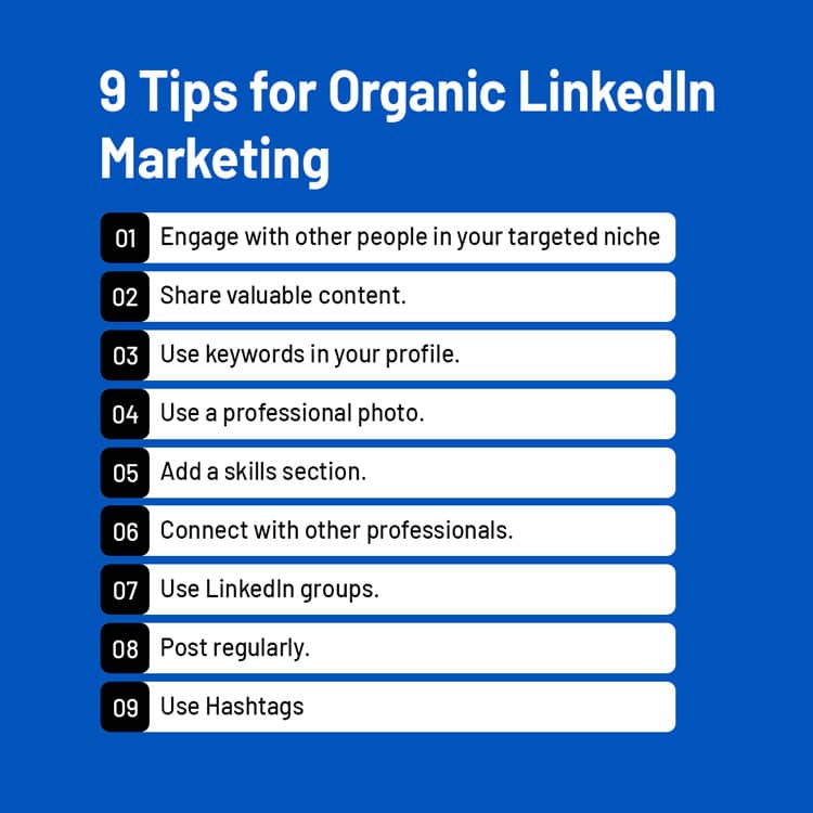 Organic LinkedIn Marketing